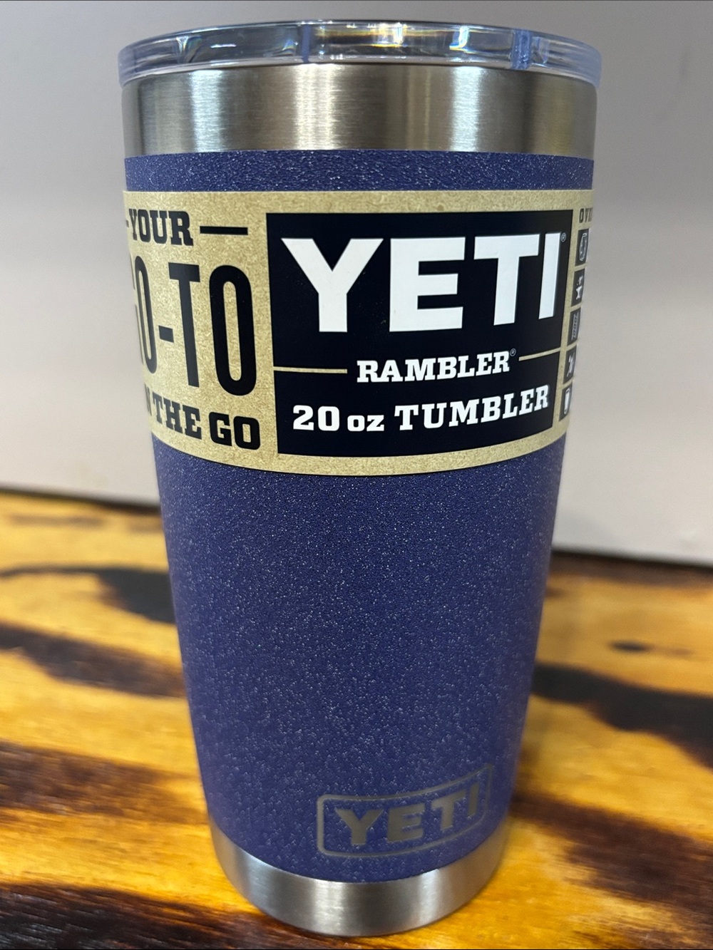 YETI RAMBLER 20 OZ TUMBLER
WITH MAGSLIDER LID - Moon Dust - Picture 3 of 6